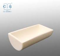 Alumina Ceramic Crucible Ceramic Boat with Semicircular Bottom