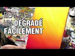 Grande peinture abstraite sur la toile or feuille acrylique peinture abstraite acrylique abstraite peinture extra grande salle de séjour art mural. Comment Faire Un Degrade Avec De La Peinture Acrylique Youtube