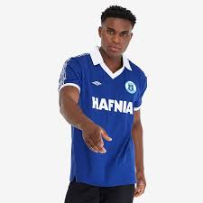 Die auswahl an trikots hier ist komplett und die preise sind günstig. Score Draw Retro Fc Everton 1980 Umbro Heimtrikot Blau Weiss Herren Fanbekleidung Pro Direct Soccer