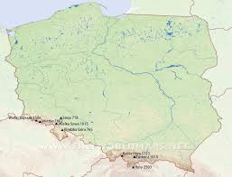 Search and share any place. Poland Physical Map