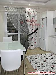 Tül perde modelleri ve fon perde modelleri. Kruvaze Perde