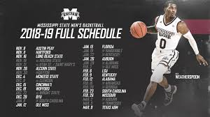 Check out full matchups and predictions in. Msu Unveils 2018 19 Men S Basketball Schedule Mississippi State