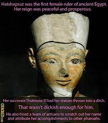 Hatshepsut All About Time Statue Human Stupidity