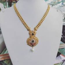 Gold Necklace Custommade 22ktgold Varshajewellers Rajahmundry Necklace Pendant Necklace Jewelry