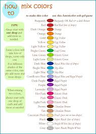 Americolor Gel Color Mixing Chart Bedowntowndaytona Com