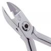 I never use a wire stripper, but dikes or wire cutters. 1