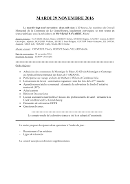 MARDI 29 NOVEMBRE 2016