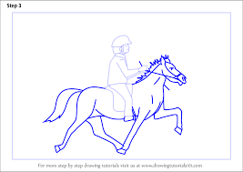 This will be done in a tutorial format. Learn How To Draw A Jockey Riding Horse Scene Other Sports Step By Step Drawing Tutorials