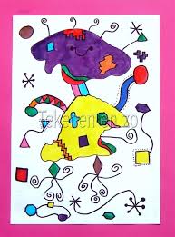Tekenen En Zo In De Stijl Van Miro Kunstlessen Kunst Voor Kinderen Beroemde Kunstenaars