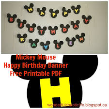Mickey Mouse Birthday Images Free Download Mickey Mouse Birthday Party Free Printables Mickey Mouse Clubhouse Birthday Party Birthday Banner Free Printable Mickey Mouse Birthday Party