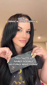 Choosing to believe this lore even if it’s not true, it’s just too perfect  of a fit. 🖤, Also, I 100% bought this Morphe palette a couple months ago  because it was named Solaria. My Zodiac girlies ...