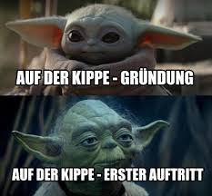 Videocreek can provide you with baby yoda meme templates, fonts, soundtracks, and animations to escalate your social media meme game. Meme Creator Funny Auf Der Kippe Grundung Auf Der Kippe Erster Auftritt Meme Generator At Memecreator Org