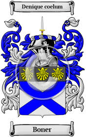 Boner Name Meaning, Family History, Family Crest & Coats of Arms, Irish