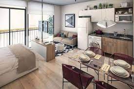 Nah desain rumah minimalis 2 kamar tidur ini cukup diminati karena pemnempatan ruanga yang strategis dan sederhana. 10 Inspirasi Desain Apartemen Studio Estetik Nyaman Banget