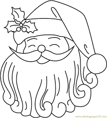 All you need is a box of crayons, markers, or colored pencils. Cute Santa Face Coloring Page For Kids Free Santa Claus Printable Coloring Pages Online For Kids Coloringpages101 Com Coloring Pages For Kids