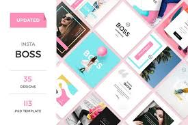 Black bear design helps businesses use social media marketing to increase brand awareness, engage with customers and build conversions. Instaboss Social Media Pack Social Media Pack Social Media Template Instagram Template