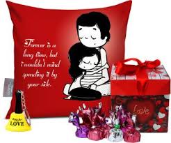 Tied Ribbons Valentines Best Gifts For Husband Wife Girlfriend Boyfriend Fiance Printed Cushion 12 X 12 With Filler Key Chain And Handmade Dark Chocolates Microfibre Gift Box Price In India Buy Valentine's day gift for girlfriend & wife | best gifts for her valentine's day is coming soon.