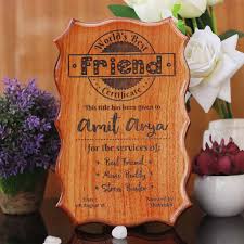 Get friendship poems, messages, sayings, graphics, etc. Personalized World S Best Friend Certificate Friendship Day Gifts Woodgeekstore