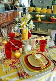 Frame your yellow kitchen with a matching trim for an extra dose of sunshine. My Colors Kitchen Table Settings Kitchen Table Centerpiece Yellow Kitchen Decor