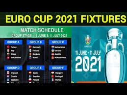 Football live scores on sofascore livescore has live coverage from more than 500 worldwide soccer leagues, cups and tournaments with live updated results, statistics, league tables, video highlights, fixtures and live streaming. Euro Cup 2021 Fixtures Official Schedule Date And Timetable Of Euro 2021 Youtube