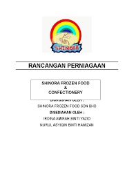 Sila download menggunakan link yang telah disediakan. Muka Depan Rancangan Perniagaan Docx