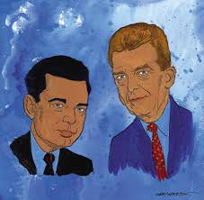 David Brinkley and Chet Huntley from The Huntley-Brinkley Report, by artist  Gray Morrow : r/VintageTV