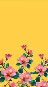Bright Pop Of Yellow Teal Wallpaper Iphone Art Wallpaper Flower Wallpaper