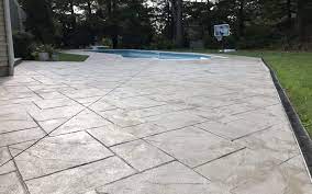 Hardscape design by davinci will design and install decorative hardscape products with all the benefits of plain concrete/asphalt that's safe, durable, beautiful and less expensive. New Canaan Ct Stamped Concrete Patios Affordable Stamped Or Decorative Concrete Patio Near Me Rmc Romi Masonry Construction Llc Wilton Ct
