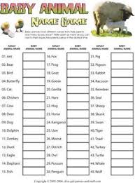 Baby Animal Name Game Baby Animal Names Baby Animal Name Game Baby Animal Games