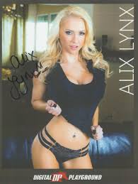 ALIX LYNX Rare signed 2016 Digital Playground 8.5x11 Photo! Autograph AVN |  eBay
