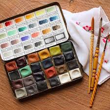 Greenleaf Blueberry On Instagram Last Holiday Shipping Update Any Orders That You Hope To Have Watercolor Supplies Watercolor Pallet Art Supplies Drawing