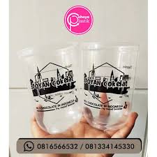 Yuk lirik gelas satu ini yang cocok banget untuk minum jus. Jual Sablon Cup 16 Oz Oval 8 Gram Tanpa Tutup Kemasan Minuman Es Coklat Unik Kekinian Cahaya Plastik