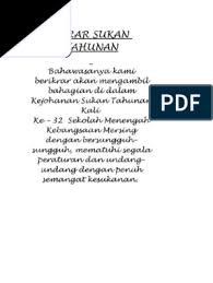 Contextual translation of semangat kesukanan into english. Ikrar Sukan Sekolah