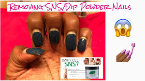 remove sns dip powder nails