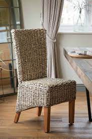 Durable & beautiful, check out 12 wicker dining chair options right here. Rattan Wicker Dining Room Chair Banana Leaf Weave Solid Mahogany Wood Frame Ebay