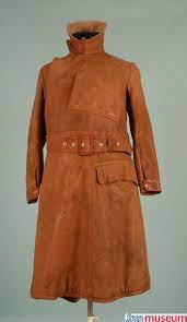 Rfc Leather Flying Coat This Is An Rfc Leather Flying Coat Flying Exposed Pilots To The Elements Common Brown Leather Jacket Men Coat Historical Clothing