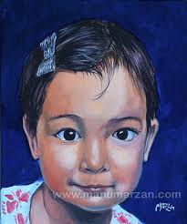 web de manuel marzán, Retrato de Clara