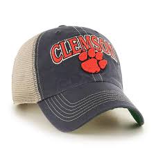 Clemson Tigers 47 Brand Tuscaloosa Vintage Navy Clean Up Adjustable Hat Detroit Game Gear