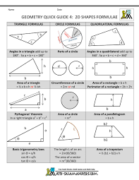7 Area And Perimeter Quiz In 2020 Math Worksheets Triangle Math Math Geometry