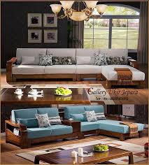 Set Kursi Tamu Minimalis Jati Kami Menawarkan Produk Furniture Terbaik Kami Furnitur Wooden Sofa Set Designs Furniture Design Living Room Sofas Sofa Bed Design