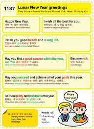 1187 Lunar New Year Greetings Bahasa Korea Belajar Bahasa