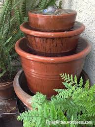 How To Make A Clay Pot Fountain Diy Garden Fountains Diy Water Feature Homemade Water Fountains