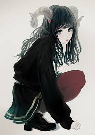 See more of dark anime girls.⸸ on facebook. Anime Anime Girls Horns Dark Eyes Simple Background Hd Mobile Wallpaper Peakpx
