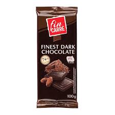 Dark Chocolate Fin Carre 74 Cocoa 100 G