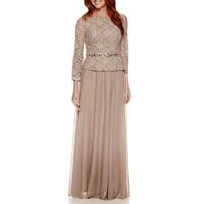 Mother Of The Bride Dresses For Women Jcpenney Lace Top Gown Plus Size Evening Gown Evening Gowns With Sleeves