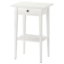 Hemnes White Stain Bedside Table 46x35 Cm Ikea In 2020 Hemnes Nightstand White Nightstand Hemnes
