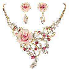 Ever Faith Austrian Crystal Enamel Spring Hibiscus Flower Jewelry Set Gold Tone Pink Best Deals And Reviews Pink Jewelry Set Girly Jewelry Jewelry Set