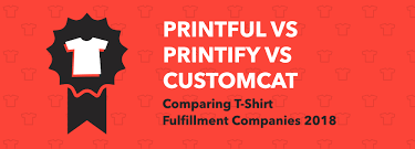 comparing print on demand t shirt fulfillment companies in