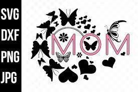 Download Mothers Day Butterfly Heart Mom S Birthday Svg Png Jpg Dxf 1210954 Illustrations Design Bundles