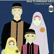 Marhaban Ya Ramadan 1438 From Uzumaki Family Kartun Naruto Chibi